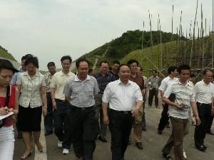 江西省委常委、常务副省长凌成兴一行视察醴潭高速公路项目 - 企业要闻 - J9集团