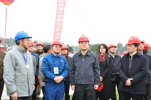 四川省交通运输厅厅长高烽莅临泸渝2标视察波司登大桥建设情形 - 企业要闻 - J9集团